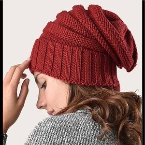 Solid knit beanie